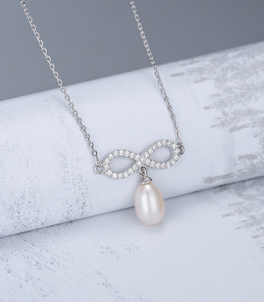 Сребърно колие Eterno