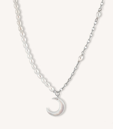 Сребърно колие Moon Drift