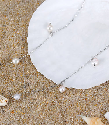 Сребърно колие Vivare