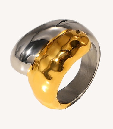 Chunky hammered пръстен