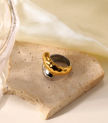 Chunky hammered пръстен