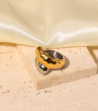 Chunky hammered пръстен