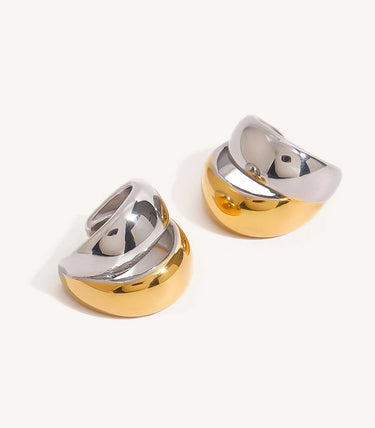 Двойни chunky обеци за хрущял