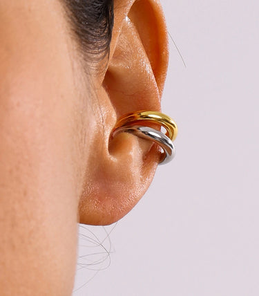 Двойни класически обеци за хрущял