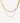 Двойно snake chain колие