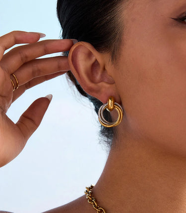 Fusion обеци халки на винт