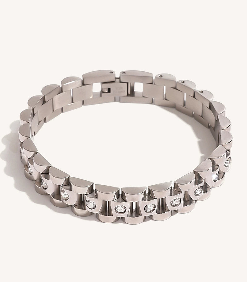 Гривна watch chain с циркони