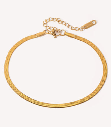 Гривна за глезен snake chain