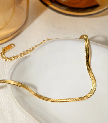 Гривна за глезен snake chain