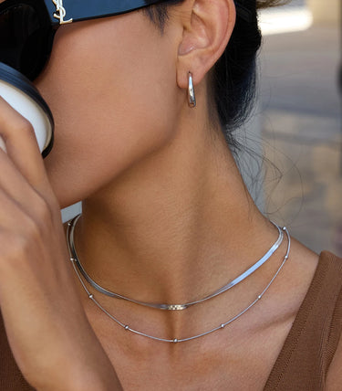 Класически обеци халки на винт