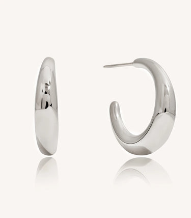 Класически обеци халки на винт