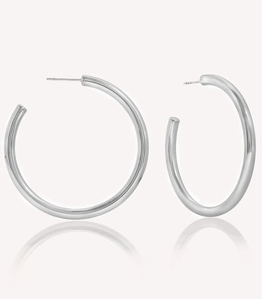 Класически отворени обеци халки на винт