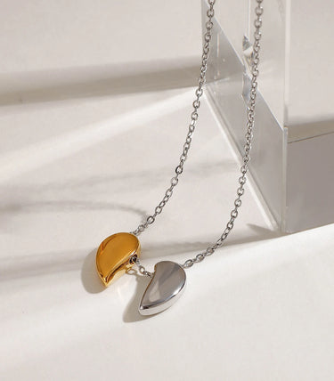 Колие сърце с подвижни елементи