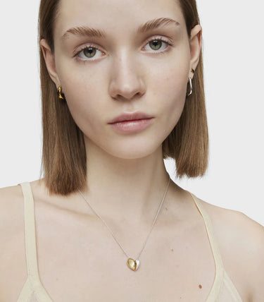 Колие сърце с подвижни елементи