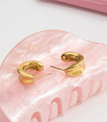 Малки chunky обеци халки на винт