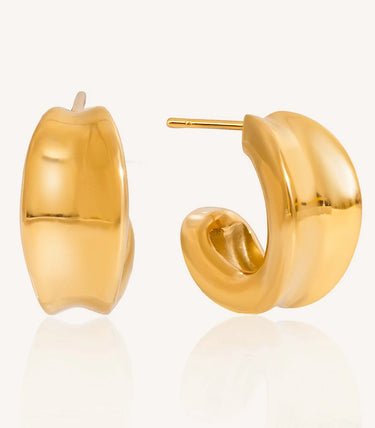 Малки chunky обеци халки на винт