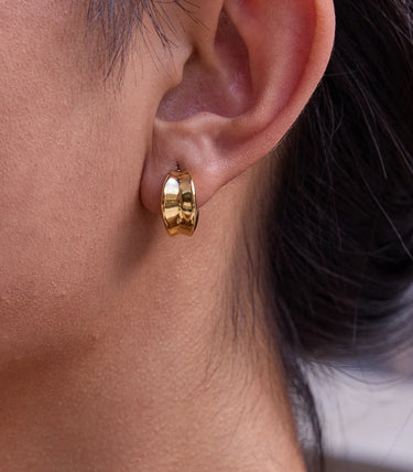 Малки chunky обеци халки на винт