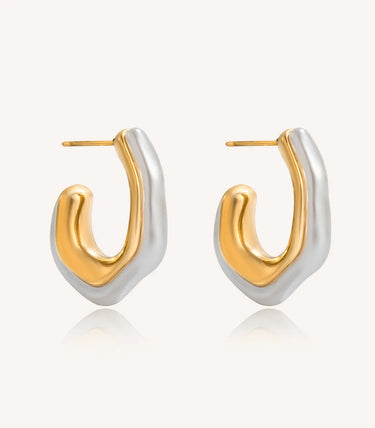 Обеци халки на винт със смола