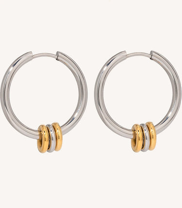 Обеци халки с мини рингчета