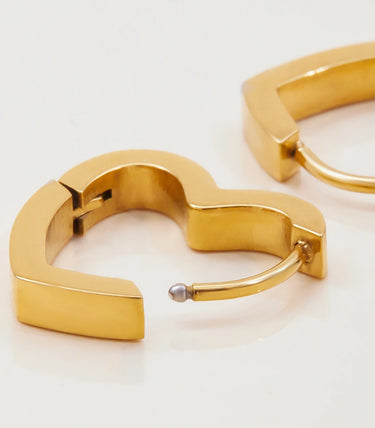 Обеци халки сърца