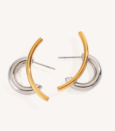 Обеци на винт абстракт