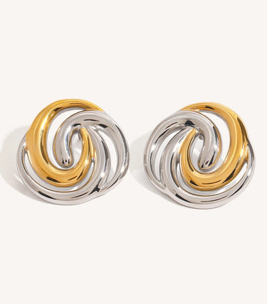 Обеци на винт отворен spiral chain