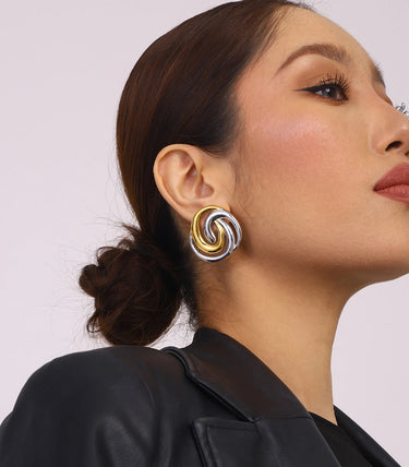 Обеци на винт отворен spiral chain