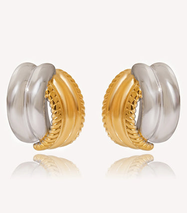 Обеци на винт с извит кант