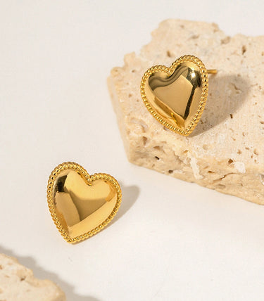 Обеци на винт сърца