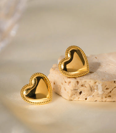 Обеци на винт сърца