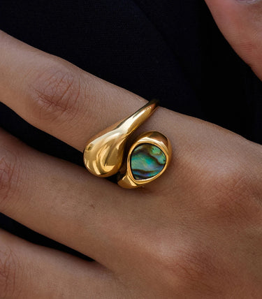 Отворен пръстен abalone shell