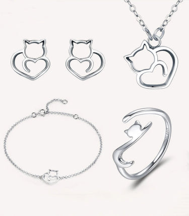 Пълен сребърен комплект „Кокетна“