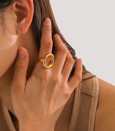 Пръстен с отворен овал