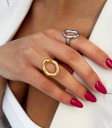 Пръстен с отворен овал