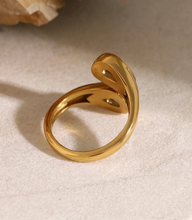 Регулируем drop пръстен с циркони