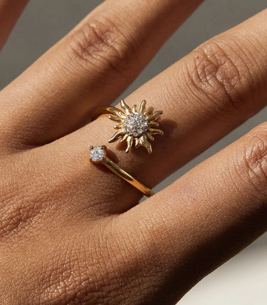 Регулируем пръстен с елемент слънце