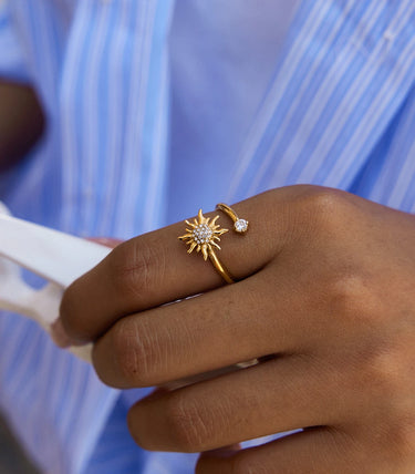 Регулируем пръстен с елемент слънце