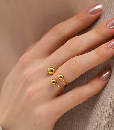 Регулируем пръстен с три топчета