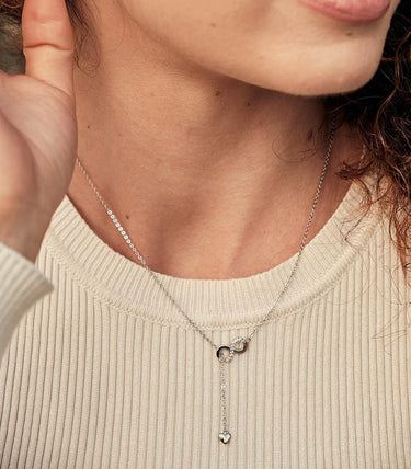 Сребърен комплект „Безкрайност“