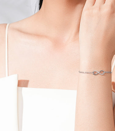 Сребърен комплект „До безкрая“