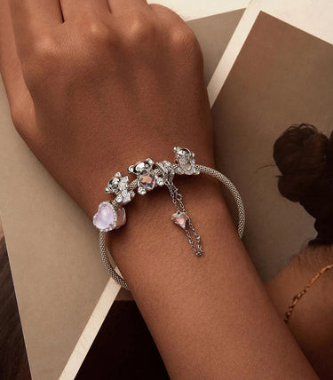 Сребърен комплект „Обичам те“