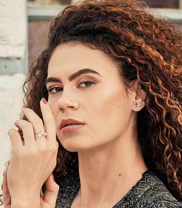 Сребърен комплект „Окрилена“