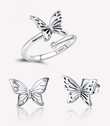 Сребърен комплект „Окрилена“