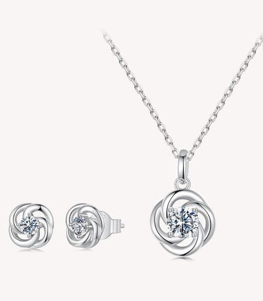 Сребърен комплект „Trivia“