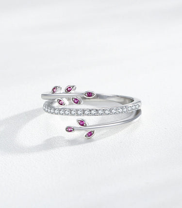 Сребърен пръстен „Цветна красота“