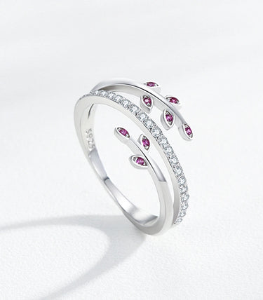 Сребърен пръстен „Цветна красота“