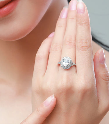 Сребърен пръстен „Диамантени сънища“