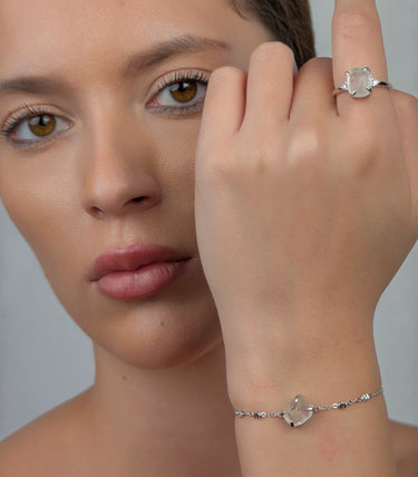 Сребърен пръстен Essence