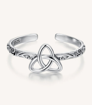 Сребърен пръстен „Келтски възел“