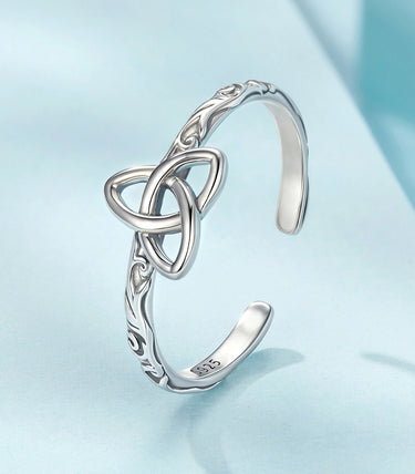 Сребърен пръстен „Келтски възел“